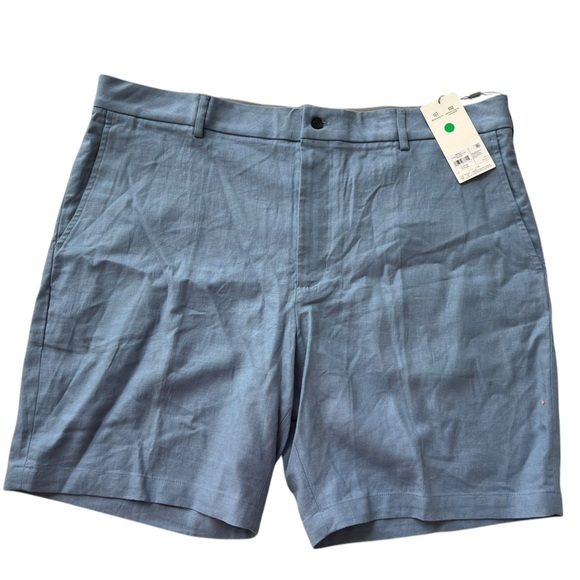 NWT Walter Hagen Men’s Clubhouse 9” Linen Shorts in Grey Sky in size 42 - Picture 1 of 4